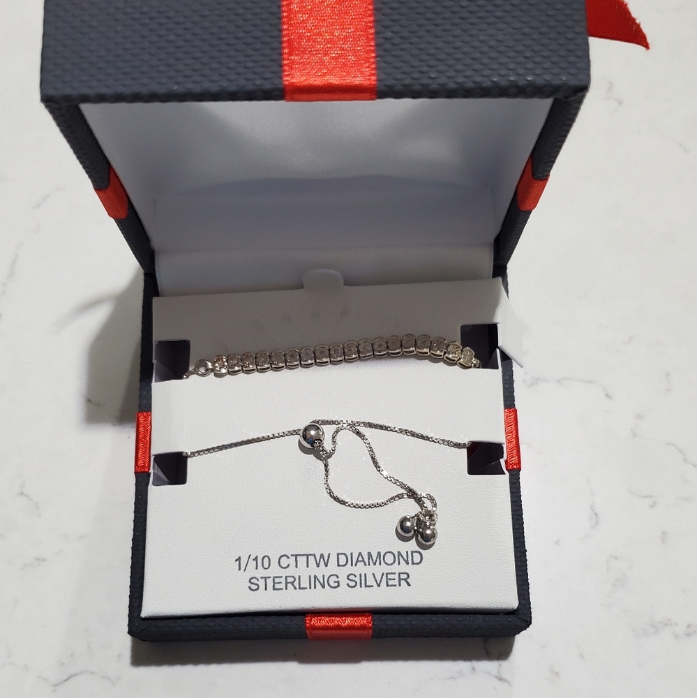 Diamond Bolo Bracelet